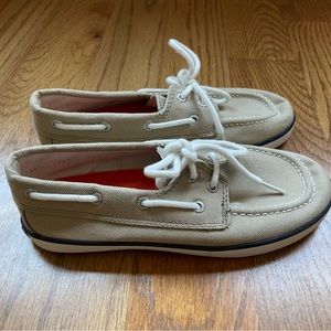 NEW - Polo Ralph Lauren boy’s canvas boat shoes size 2
